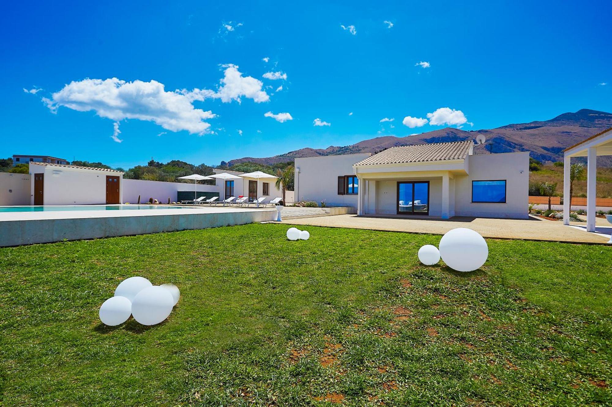 Villa Etesiae Castellammare del Golfo Exterior foto