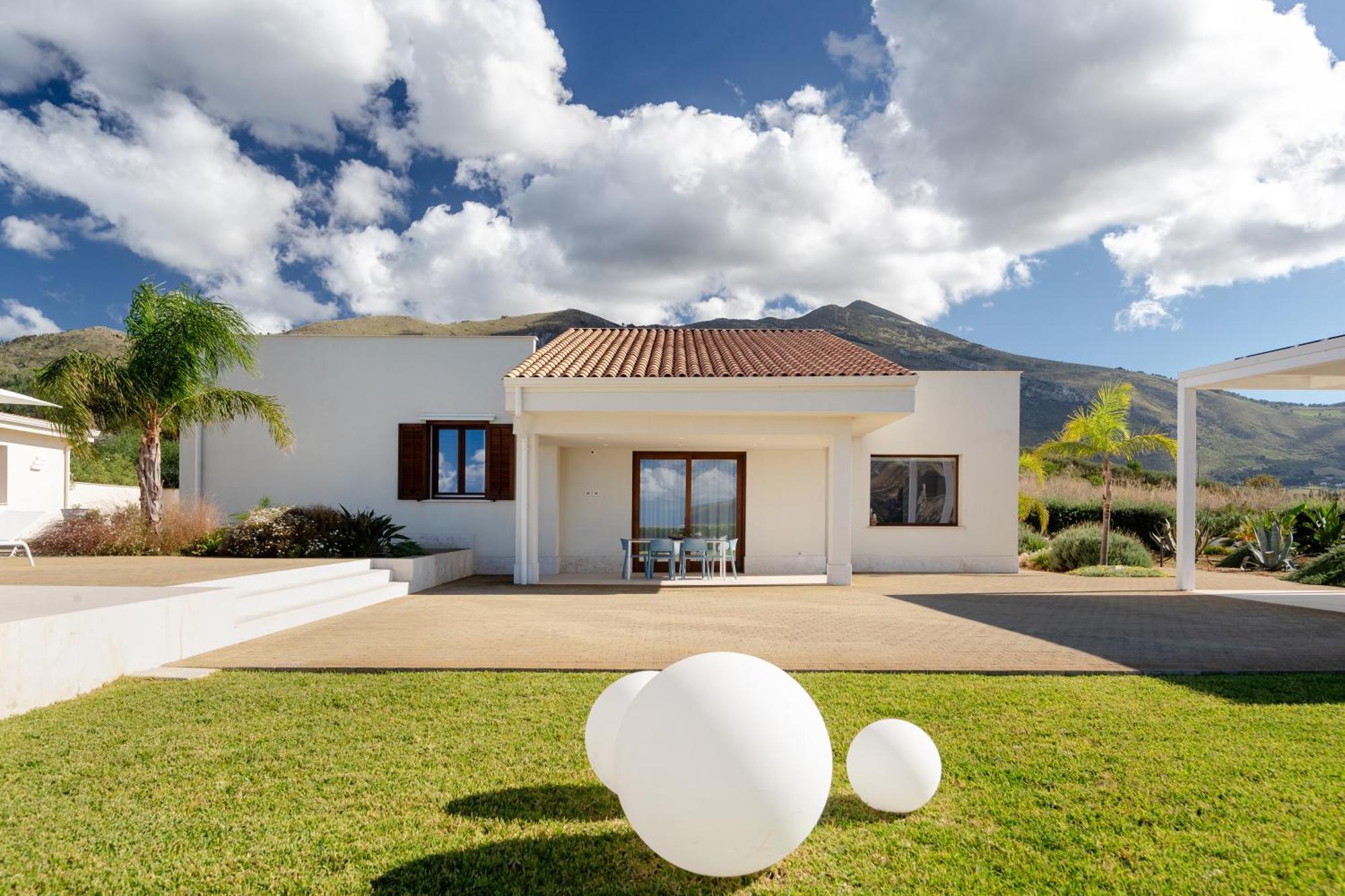 Villa Etesiae Castellammare del Golfo Exterior foto