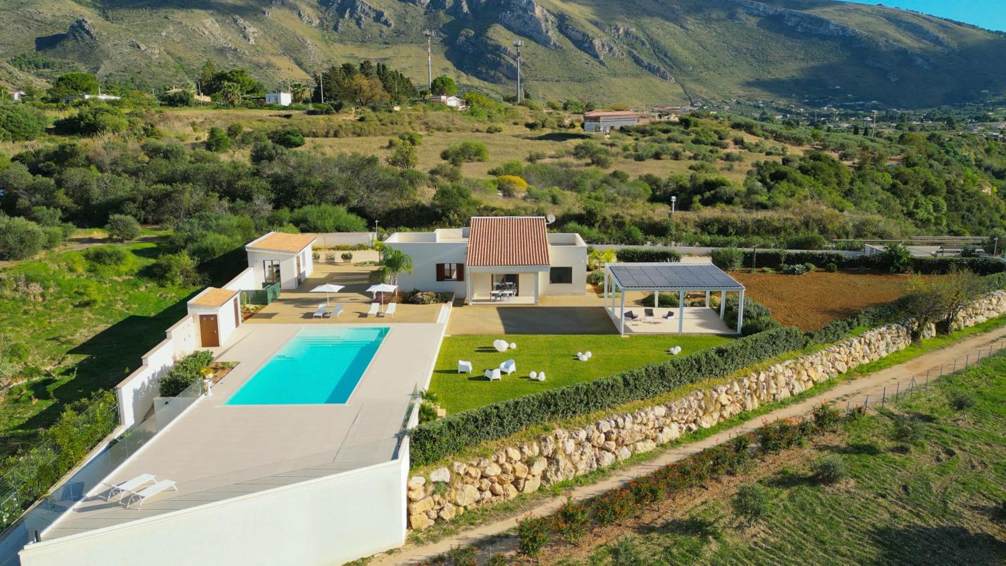 Villa Etesiae Castellammare del Golfo Exterior foto